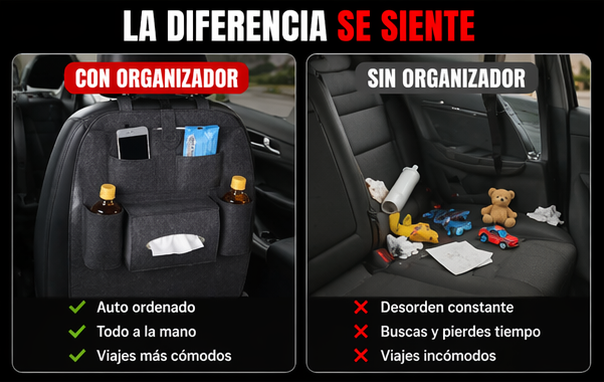 DrivePocket - Organizador de Auto Trasero